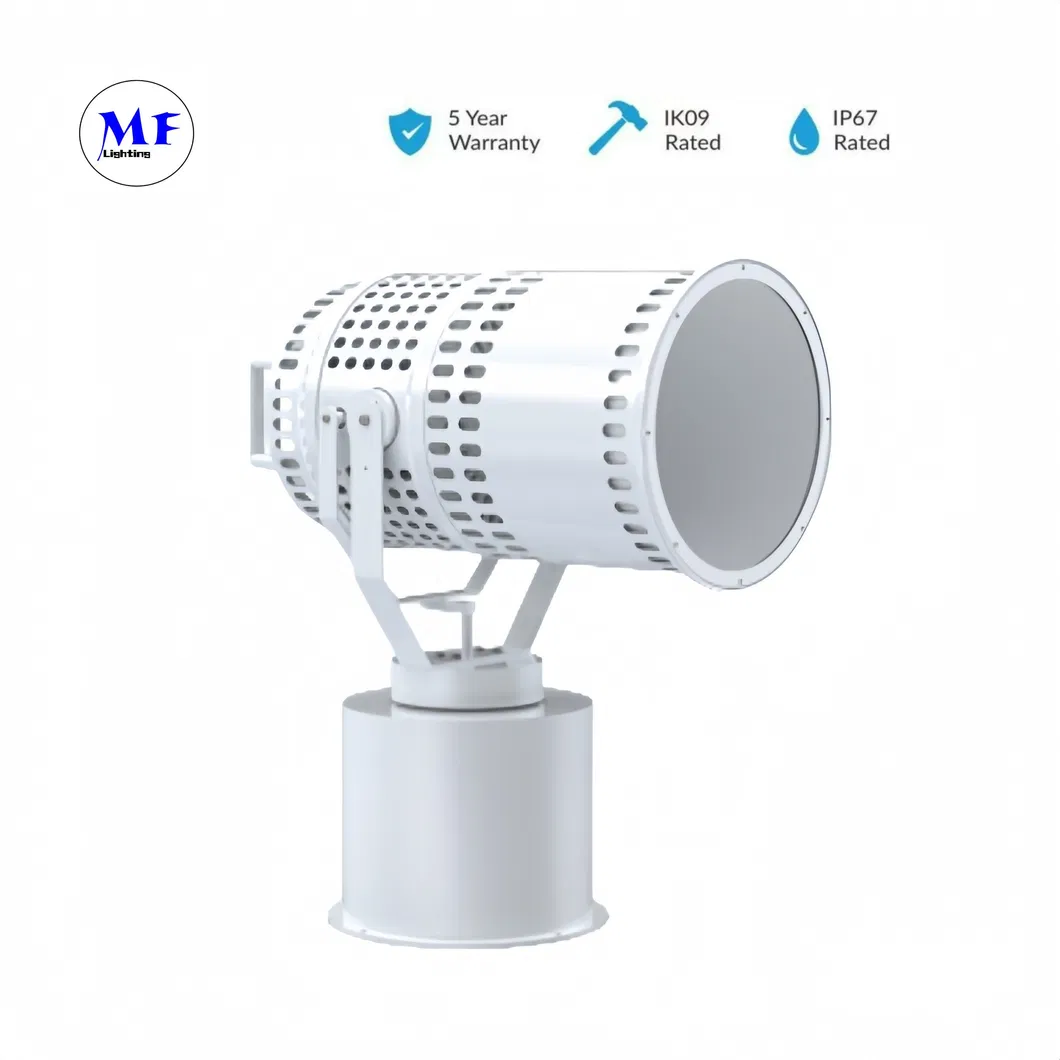 Maritime LED Search Rescue Light Waterproof Corrotiveproof IP66 Stainless Steel Life Rescue Prison Warship Marine Sea Vessel Expedition 0