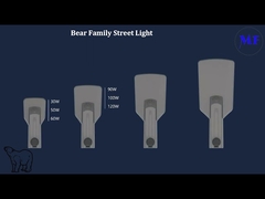 165lm/w NEMA সংযোগকারী LED স্ট্রিট লাইট IP66 IK08 জলরোধী