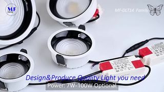উচ্চ ক্ষমতা LED ডাউনলাইট 100W বাণিজ্যিক আলো সমাধান