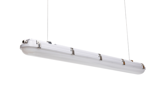 2ft 4ft 5ft 140lm/W IP66 LED Tri Proof Light 90min Emergency With Motion Sensor