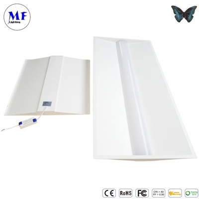 Anti Glare Ceiling LED Troffer Panel Light 2x2 2x4 Ft For Commercial Place Office Retail Store Classroom