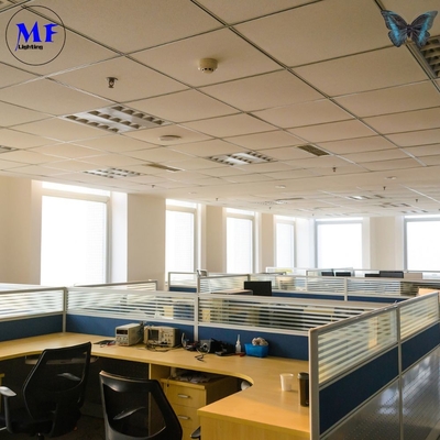 Anti Glare Ceiling LED Troffer Panel Light 2x2 2x4 Ft For Commercial Place Office Retail Store Classroom