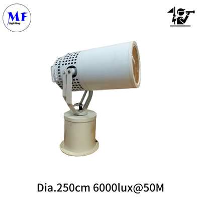 2.5° Beam 500W  IP66 LED Search Light 316L Stainless steel 300W/400W/500W/600W Lamp Fixture for Maritime, Vessel