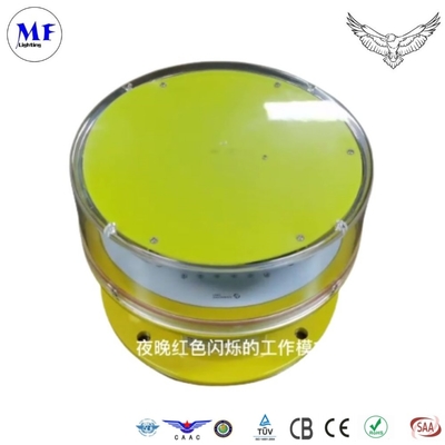 IP66 360° LED Aviation Obstruction Obstacle Light For Aircraft Warning Red White Beacon Aeronautical