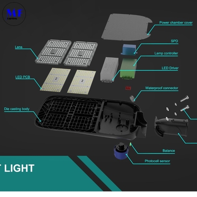Photocell Surge Protection Dali LED High Way Lighting 140lm/W Parking Lot Street Light 30W 50W 150W 200W 300W