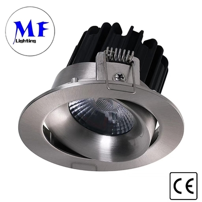 Classical IP54 Rotatable 8W 800LM LED Spot Down Light 38° Black Color 6000K Recessed Mounted With 5 Years Warranty
