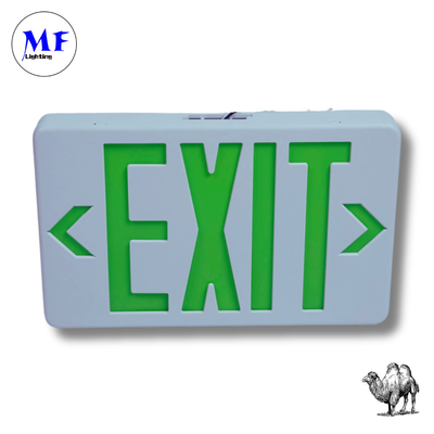 LED Emergency Exit Sign Light 5years Warranty 3hours Battery Backup Time IP65 Water Fire Proof Wall Mount Factory Warehouse Hotel Office