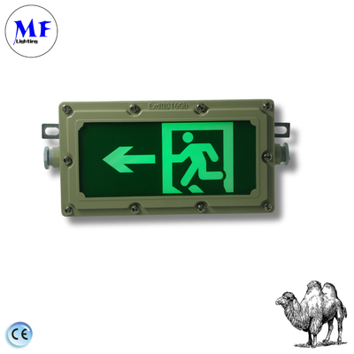 Explosion-Proof Emergency Light Explosion Proof Safety Exit Light IP65 Protection Level  For Hazardous Areas Petrochemical Enterprises