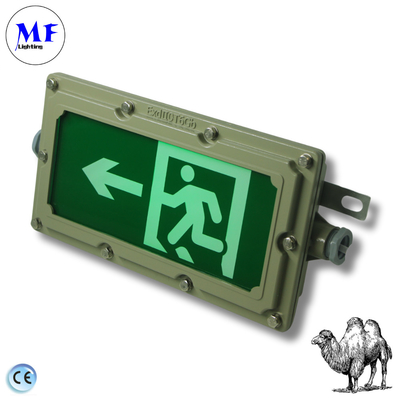 Explosion-Proof Emergency Light Explosion Proof Safety Exit Light IP65 Protection Level  For Hazardous Areas Petrochemical Enterprises