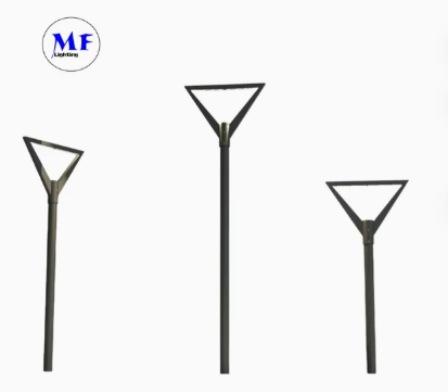 LED Solar Garden Street Light Alu. Waterproof Fast Installation PV Road Squares Sidewalks Courtyard