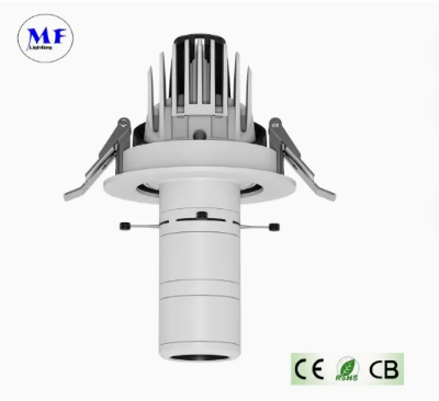 LED Logo Gobo Projector Light UV ND Zoomable Extended IP65 Ra97+ Contour Exhibition Center