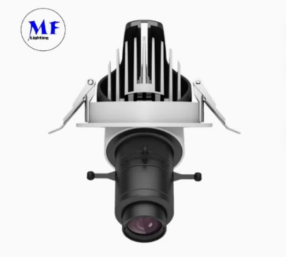 LED Logo Gobo Projector Light UV ND Zoomable Extended IP65 Ra97+ Contour Exhibition Center