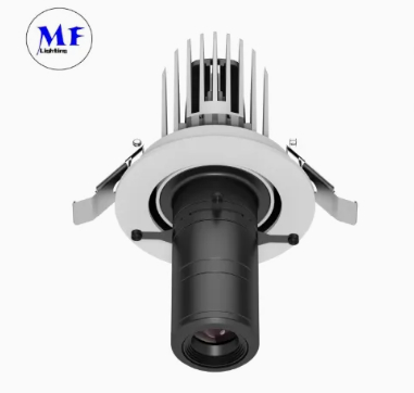 LED Logo Gobo Projector Light UV ND Zoomable Extended IP65 Ra97+ Contour Exhibition Center