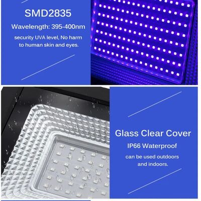 Factory PC Alu. Hangable 1500W IP66 Violet Ra70 Food Industry Sterilization Gel Nail Curing Solidify 3D Resin Paint Printing LED UV Light