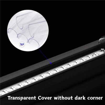 10-50W 395nm/365nm Aluminum Flood Tube LED UV Money Checking Curing Full Spectrum Entertainment Ultraviolet Fast Drying Manicure Light