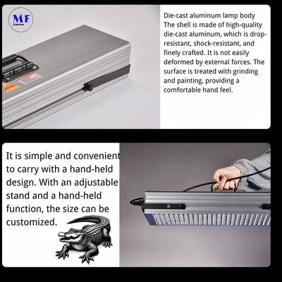 Factory Price EU Us Standard PC Alu. Hangable 60W IP43 Ultra-Violet Ray Pet Urine Detector Gel Nail Curing Solidify Resin Paint Printing LED UV Light