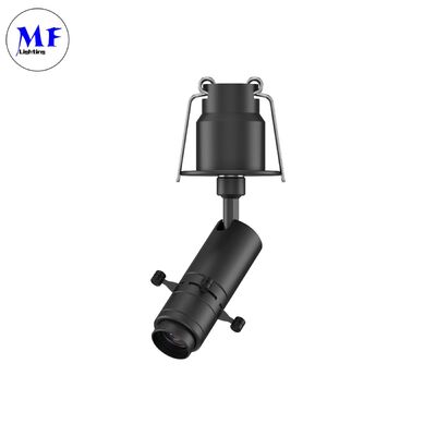 Versatile 2700K-4000K Zoomable Contour Spotlight LED Shapeable Track Light Gobo Projector with Ultra-High Definition for Museumart Gallery