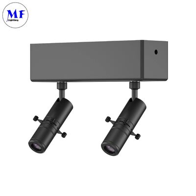 Versatile 2700K-4000K Zoomable Contour Spotlight LED Shapeable Track Light Gobo Projector with Ultra-High Definition for Museumart Gallery