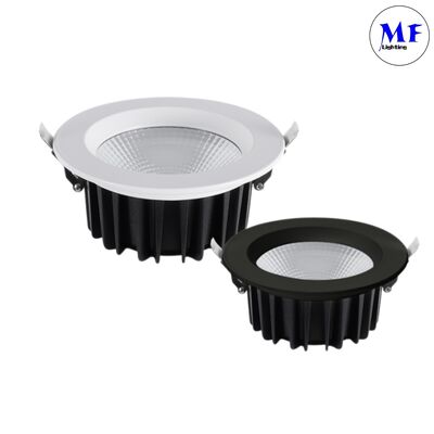 Aluminum 60 Degree Triac 0-10V Dali Smart Dimming Dimmable CCT Adjustable 5W/7W/10W/12W/15W/20W/25W/30W/35W/40W/45W/50W Downlight Recessed COB LED Down Light