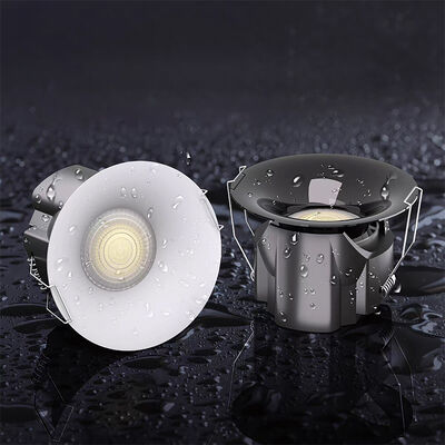 IP65 Waterproof Spot Light: Anti Glare Die Cast Aluminum Recessed Down Light, Triac 0-10V Dali-2 Dali Dt6 Dt8 Dimmable Anti-Fog Bathroom Kitchen Ceiling Light