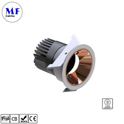 7W Triac /0-10/Dali-2 Dimmable Beam Angle Optional LED Spot Downlight CRI90 100lm/W 3 Year Warranty Recessed Anti-Glare Spring Clip LED Down Light for Hotel