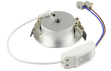 CRI 80 15 Watt 1380 Lumen Silver / White LED Ceiling Lighting Dimmable Down lights