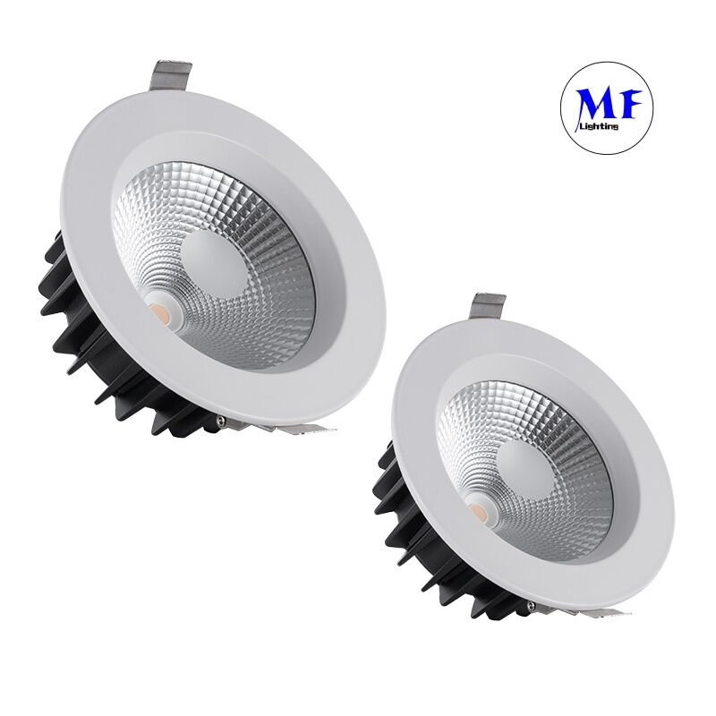 Factory Price COB LED Recessed Downlight IP40 Milky PC Diffuser 60° Beam Angle Triac 0-10V Dali-2 Dali Dt8 Tuya Zigbee Dimmable 10W Down Light
