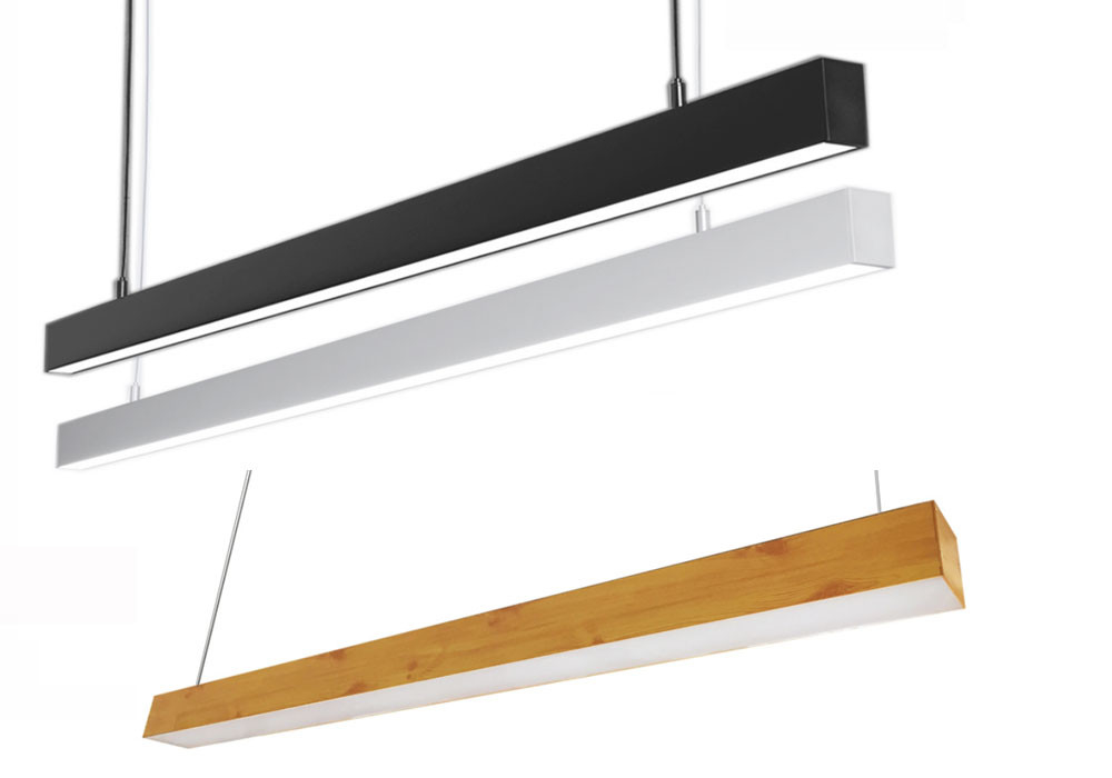 IK05 Suspended / Surface Mounted Linear LED Pendant Lighting With Seamless Connection