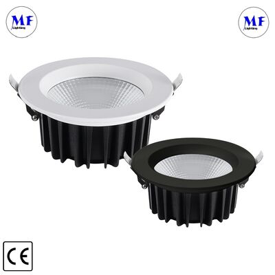 COB LED Recessed Anti-Glare UGR<19 Dimmable Die-Cast Aluminum Indoor Commercial Led spot light Led Down light