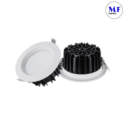 অ্যালুমিনিয়াম উচ্চ শক্তি 5W / 7W / 10W / 12W / 15W / 20W / 25W / 30W / 35W / 40W / 45W / 50W ডিমিং সিসিটি নিয়মিত ডিমযোগ্য স্মার্ট রিসেসড ইনডোর ডাউনলাইট স্পট আইপি 40 হোটেল এলইডি ডাউনলাইট