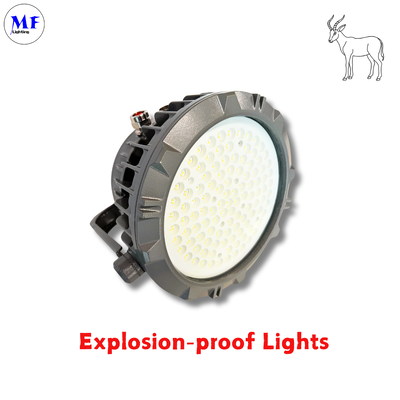 কারখানার দাম ATEX সার্টিফাইড বিস্ফোরণ-প্রতিরোধী ফ্লাড লাইট, তেল গ্যাস এলএনজি রাসায়নিক প্ল্যান্ট মাইনিং এলইডি বিস্ফোরণ-প্রতিরোধী হাইবে লাইট, IP66 Ik08 ডাই-কাস্ট অ্যালুমিনিয়াম