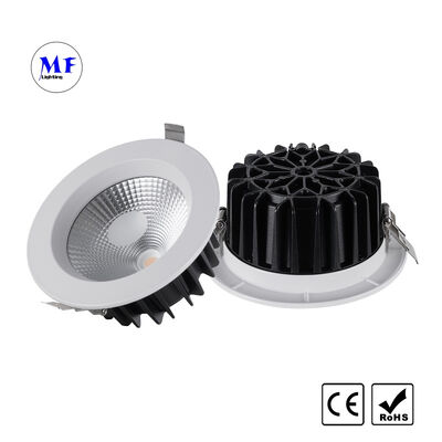 কারখানার দাম সিওবি এলইডি রিসেসড ডাউনলাইট 30W ট্রিয়াক 0-10V ডালি -২ ডিটি 6 ডিটি 8 ডিমমেবল তুয়া জিগবি তুয়া ওয়াইফাই স্মার্ট কন্ট্রোল ইউজিআর <19 ডাই-কাস্ট অ্যালুমিনিয়াম সিলিং ডাউন লাইট